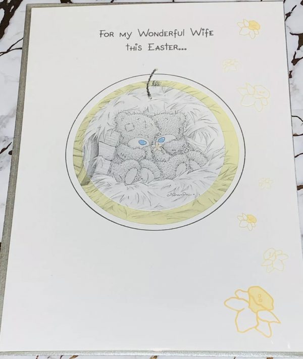 Wife Easter Card Me To You Tatty Ted Design by Carte Blanche 127026